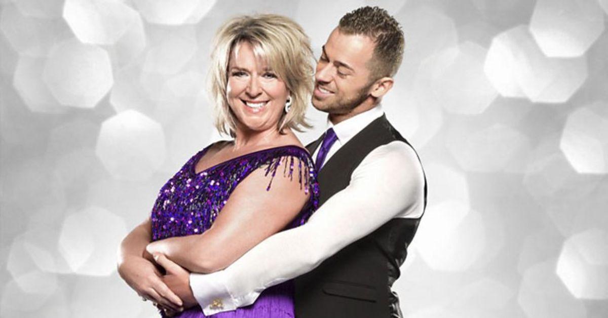 Fern Britton and Artem pose for their 'Strictly Come Dancing' promo photo