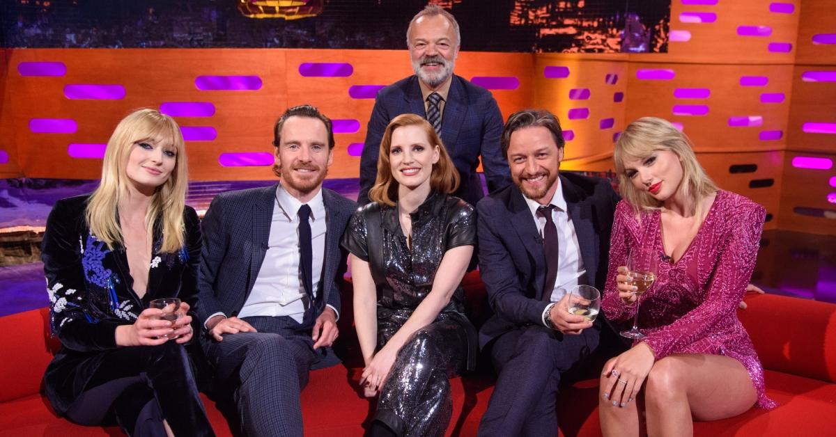 Sophie Turner and Taylor Swift appeared on the same episode of 'The Graham Norton Show' in May 2019. Michael Fassbender, Jessica Chastain, and James McAvoy also were featured in the episode.