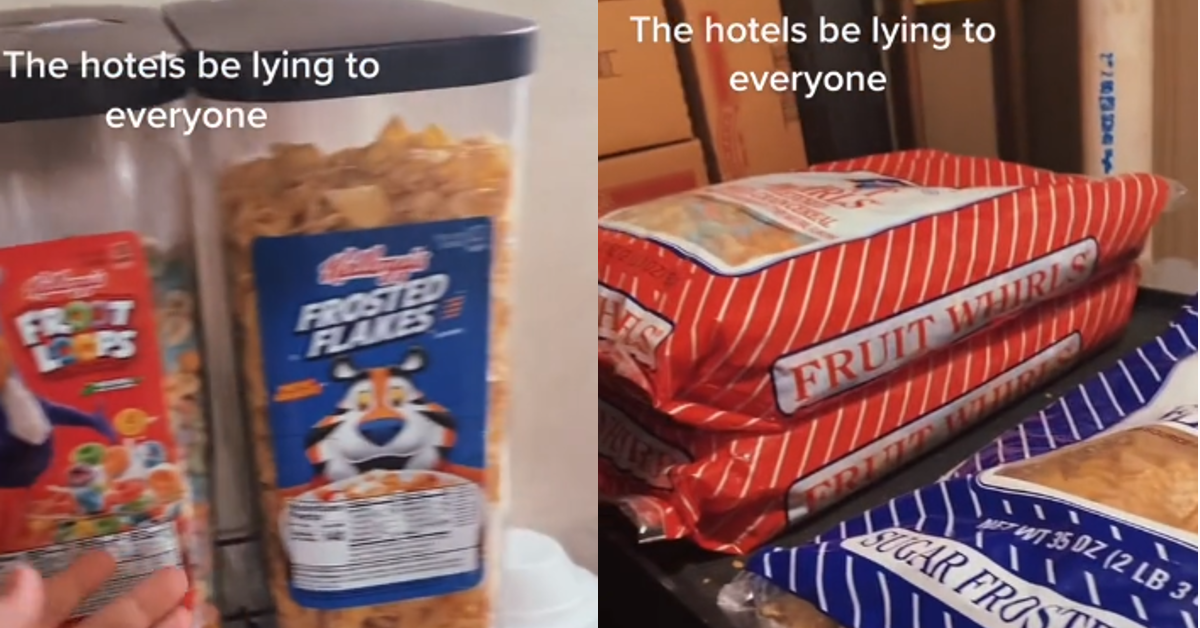 Hotel Worker Reveals Customers Are Eating Generic Cereal Thinking