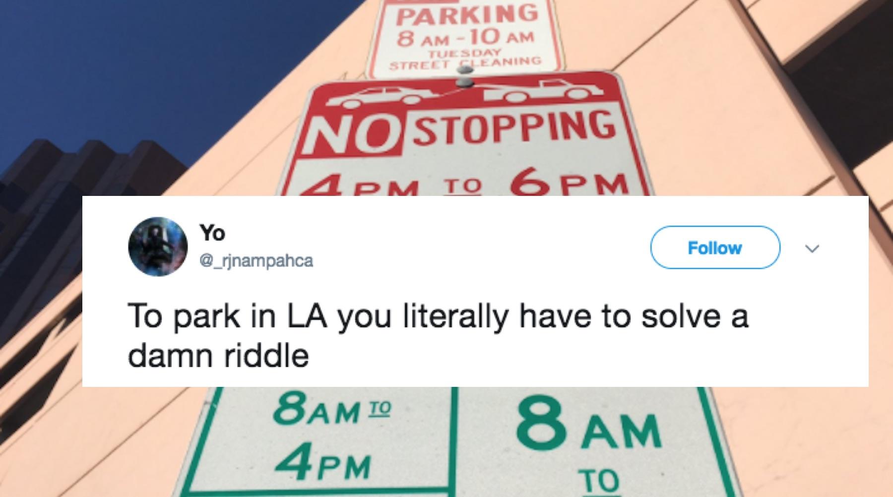 These Insanely Confusing Parking Signs Have People Scratching Their Heads