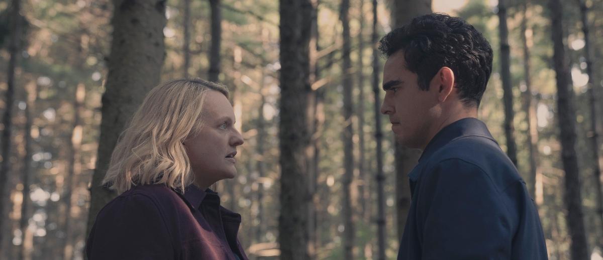 Elisabeth Moss, Max Minghella in ‘The Handmaid’s Tale.’