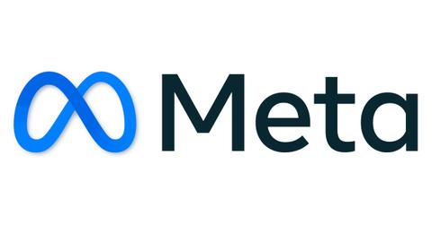The Meta logo.