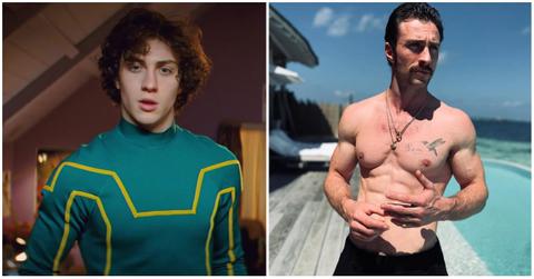 Aaron Taylor Johnson in 2010 vs 2025.