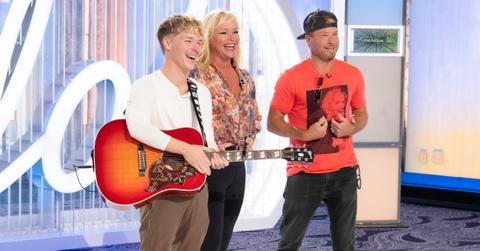 Baylee Littrell and Brian Littrell during Season 23 of 'American Idol.'