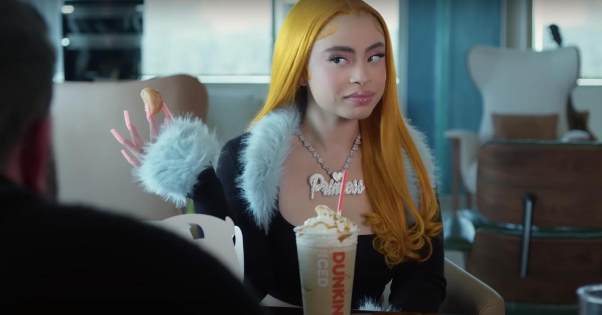 Ice Spice in Dunkin commercial