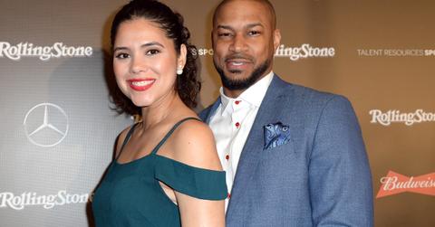 Finesse Mitchell and wife Adris Debarge