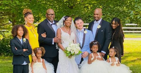 La'Princia Brown and Eddie Ray wedding day