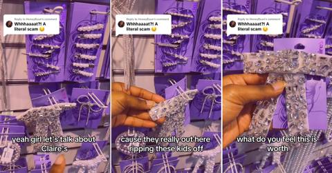 Woman says Claire's ripping kids off