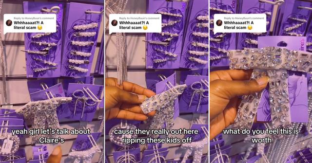 Woman says Claire's ripping kids off