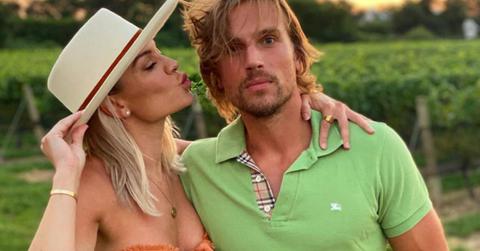 Lindsay and Luke celebrating his birthday.