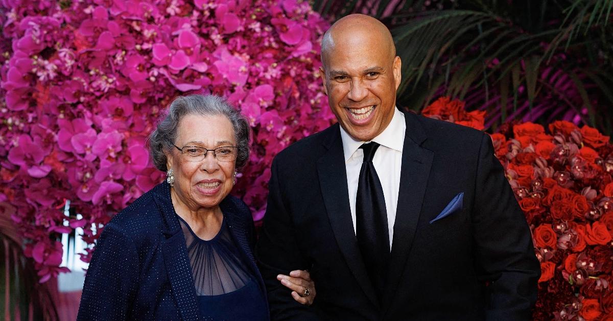 Cory Booker and his mother Carolyn Booker