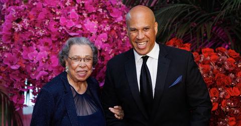 Cory Booker and his mother Carolyn Booker
