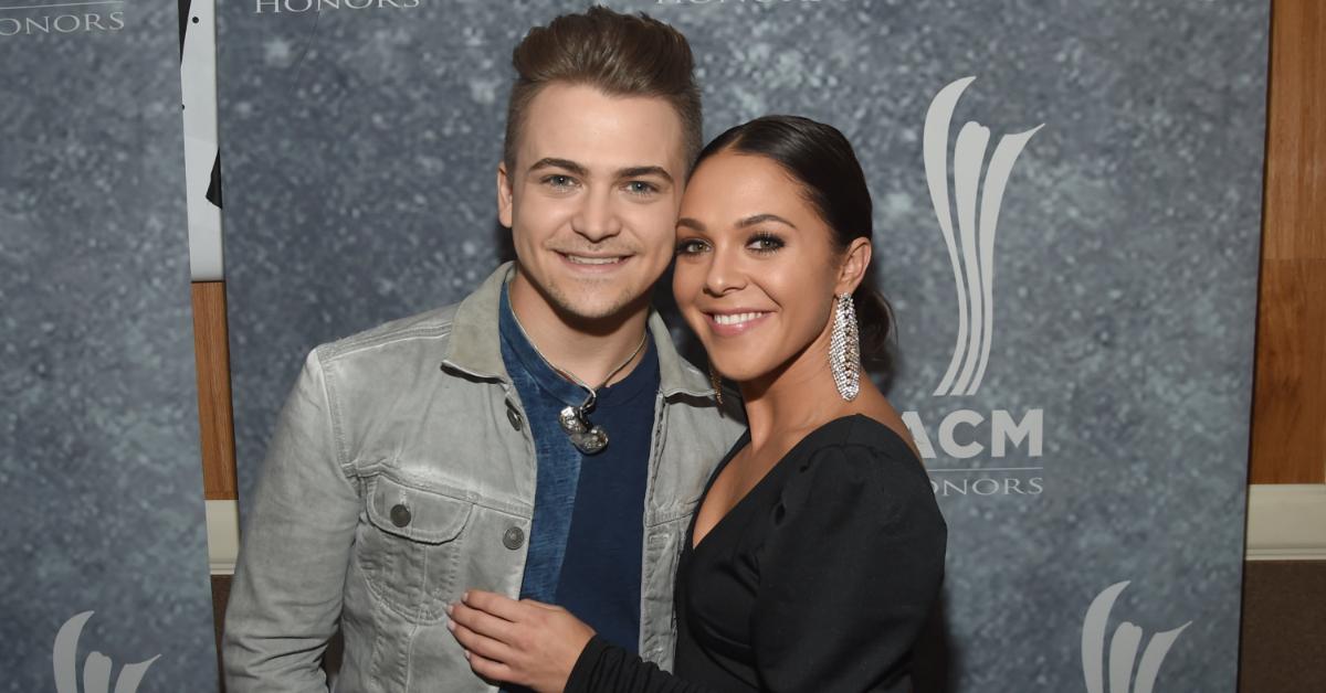 Hunter Hayes and Libby Barnes posing for a photograph