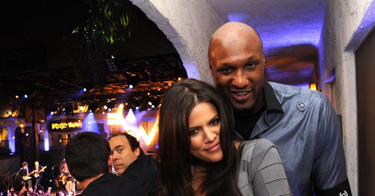 (l-r): Khloe Kardashian and Lamar Odom