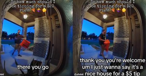 Doordash driver complains about tip to customer's face