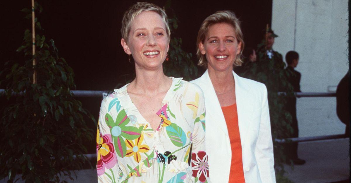 Ellen DeGeneres and Anne Heche (l-r)