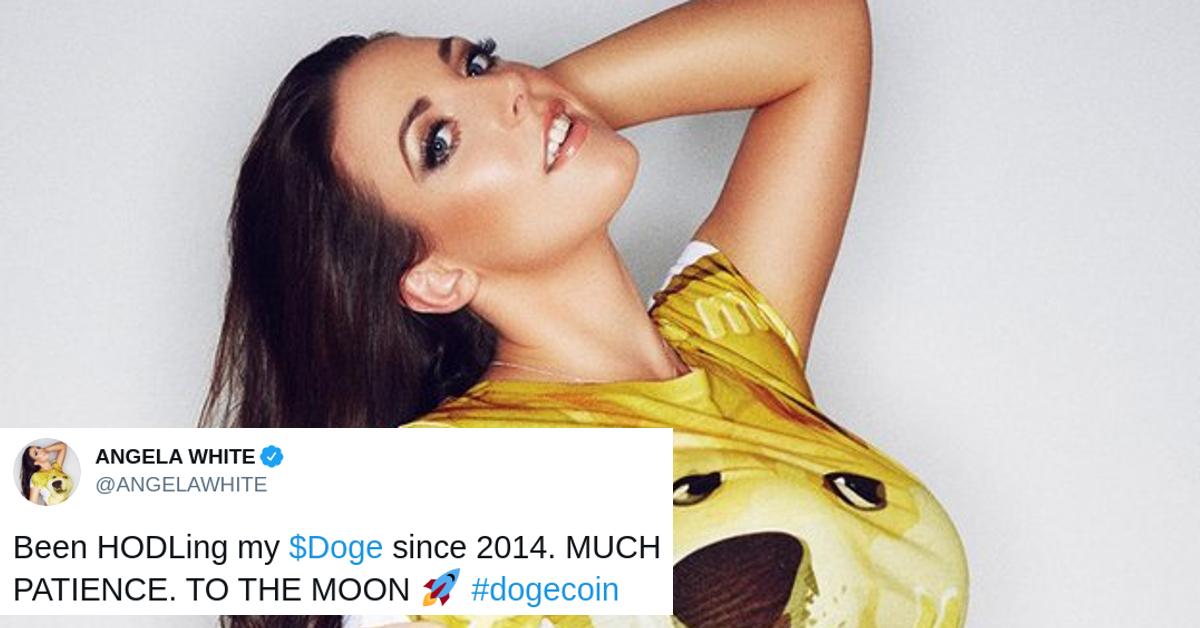 Adult Film Star Angela White Tweets About Dogecoin Price Surges