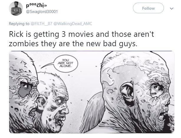 walking dead movie tweet