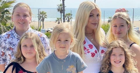 Tori Spelling and Her Kids