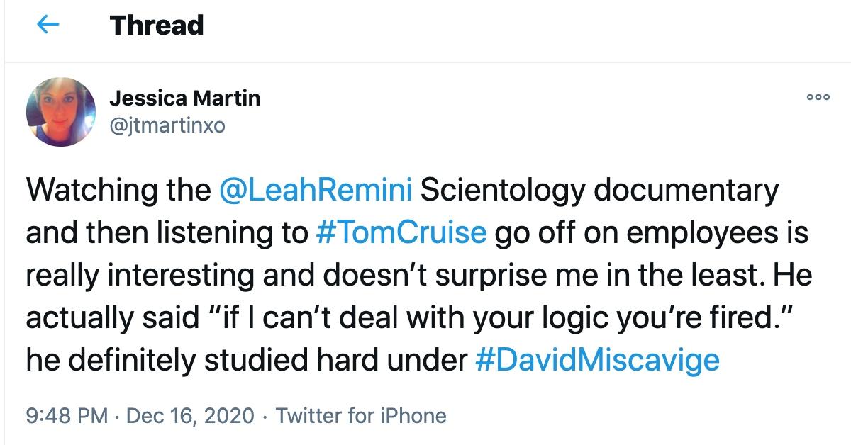 is tom cruise still in scientology