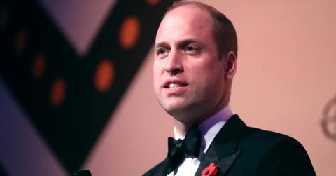 Prince William in a tuxedo