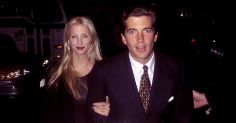 Carolyn Bessette and JFK Jr. at the 2nd Anniversary Party of "George" Magazine