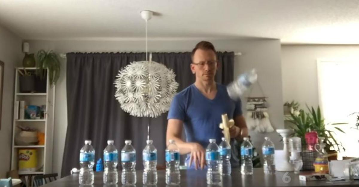 Bottle flipping becomes the rage with middle schoolers - The