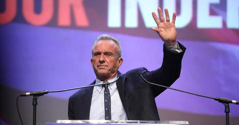 RFK Jr. at a campaign rally in 2024.