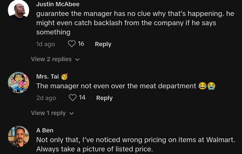 walmart meat wrong weight tiktok