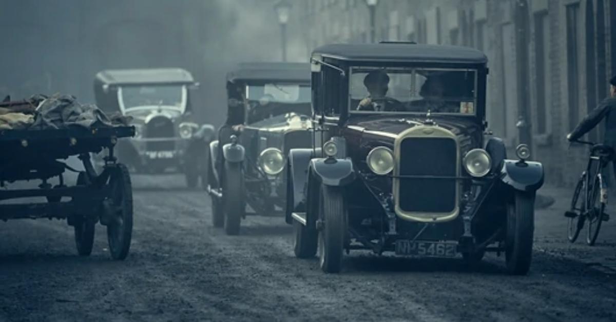 Powis Street in Liverpool acting as Small Heath in 'Peaky Blinders'