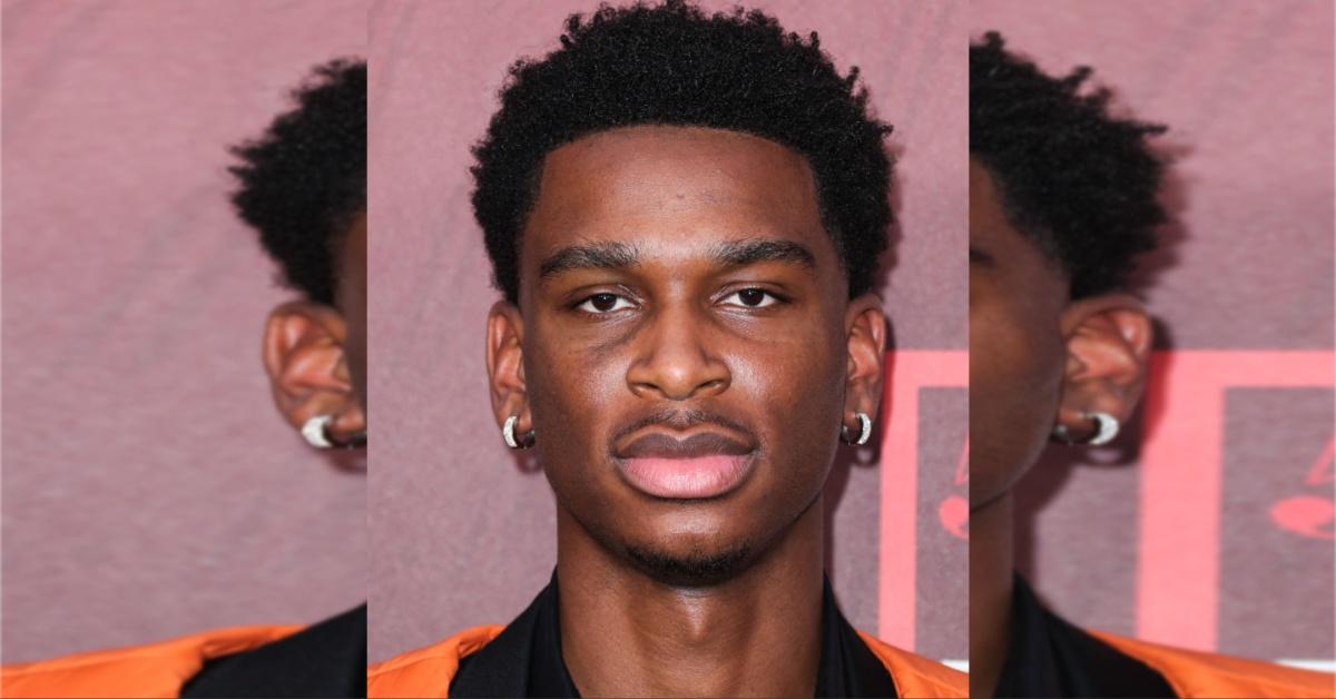 Shai Gilgeous-Alexander at the Sports Illustrated Fashionable 50.  
