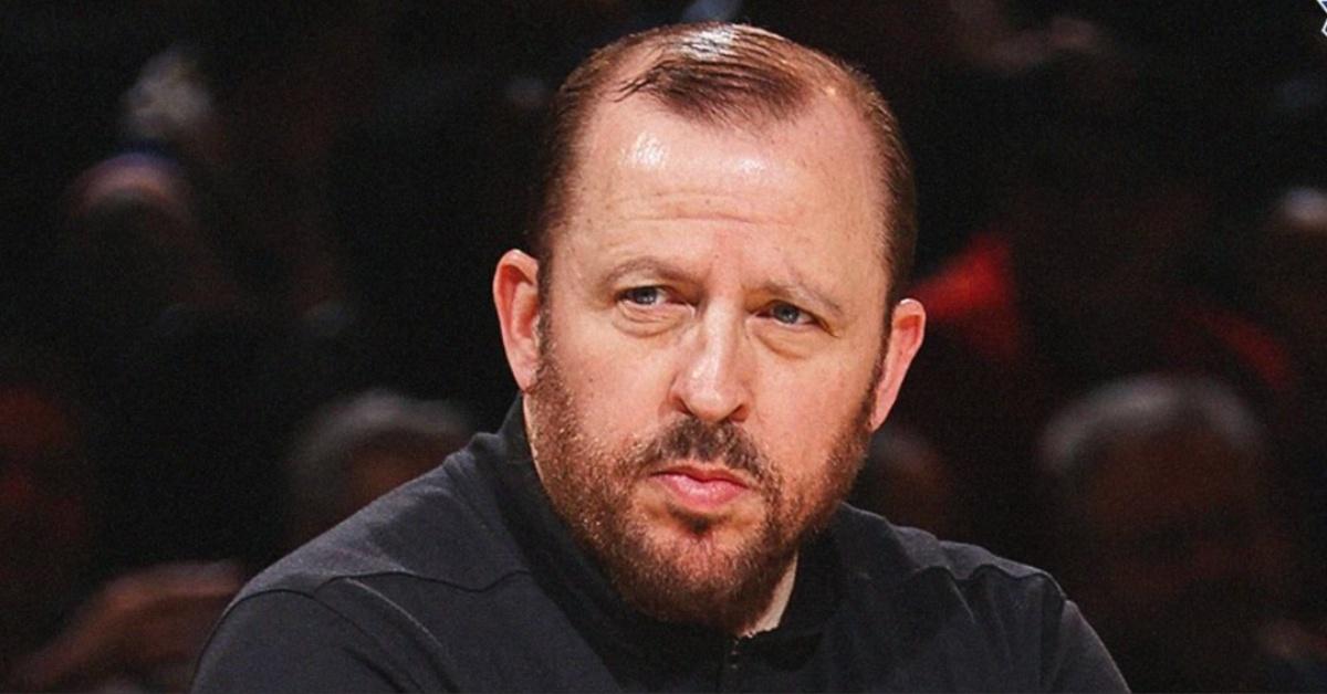 New York Knicks head coach Tom Thibodeau at game four of the eastern conference finals for the 2025 NBA Playoffs.