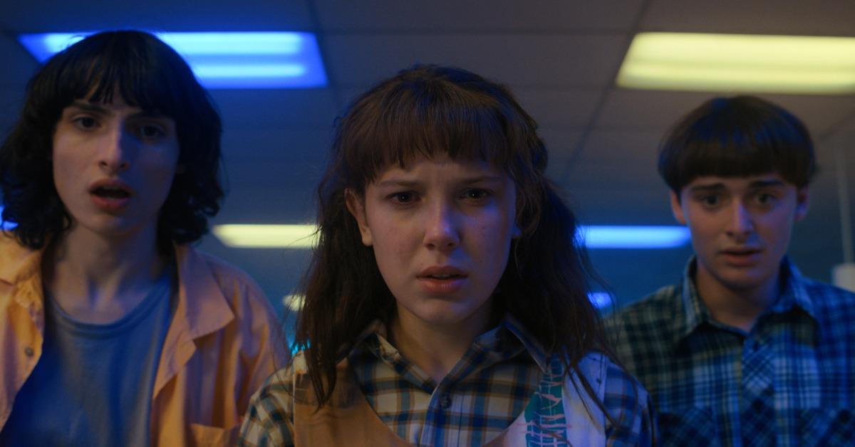Mike, Eleven, and Will in 'Stranger Things' Season 4