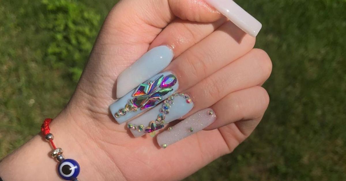 What's the Meaning of Light Blue Nails on TikTok? What to Know