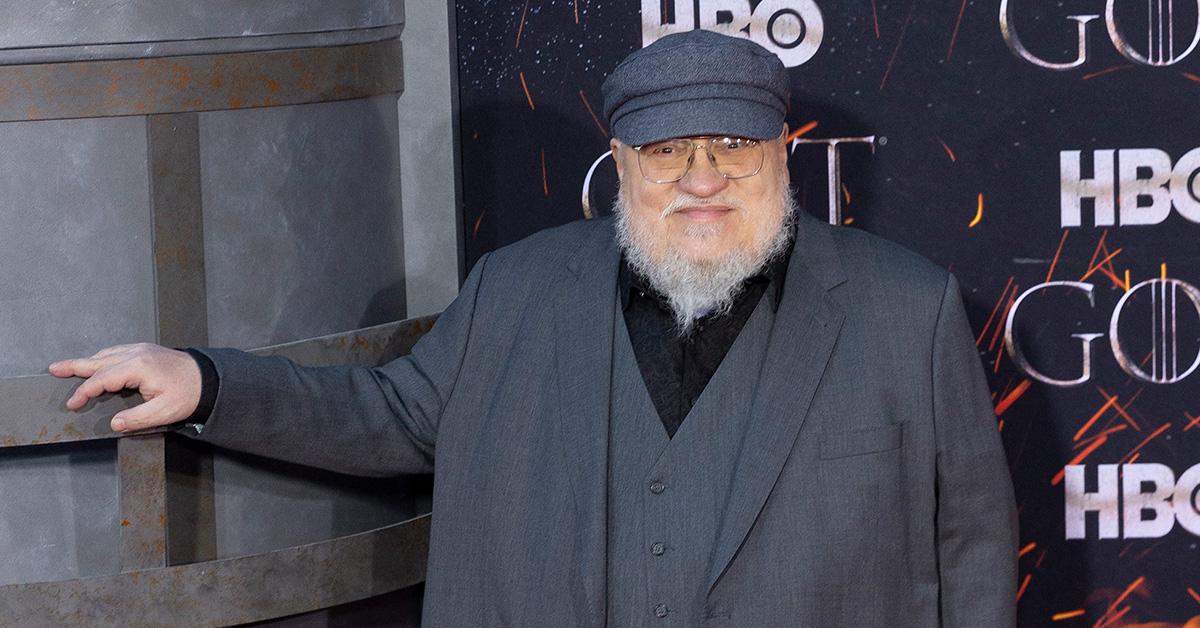 George R.R. Martin at the Game of Thrones season 8 premiere. 