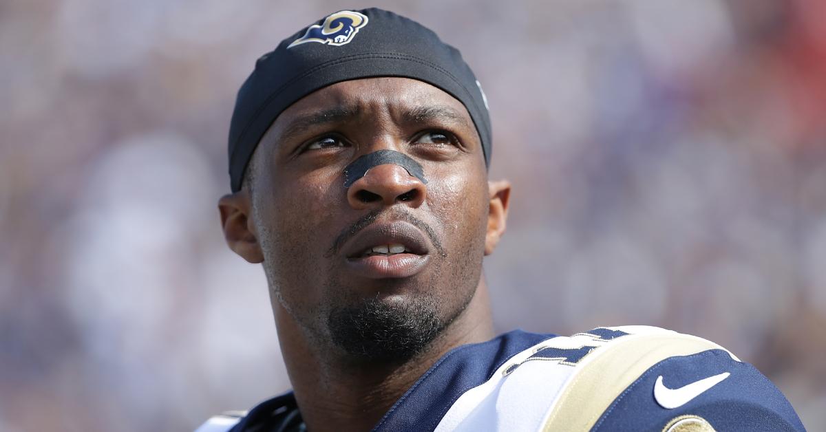 Tavon Austin looks on during the game against the Indianapolis Colts at the Los Angeles Memorial Coliseum on Sept. 10, 2017, in Los Angeles.