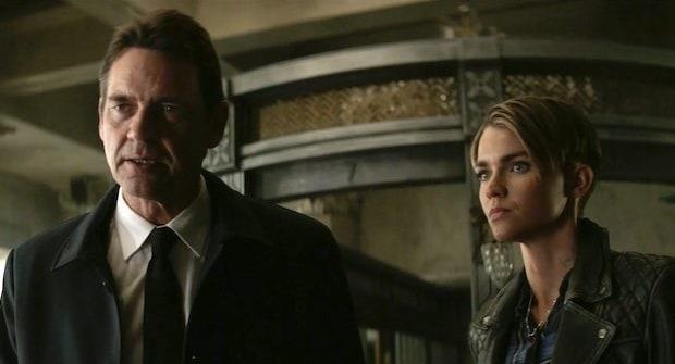 Dougray Scott and Ruby Rose on Batwoman
