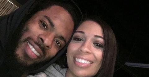 Richard Sherman and wife Ashley Moss.