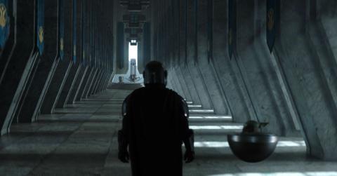 Din Djarin and Baby Yoda