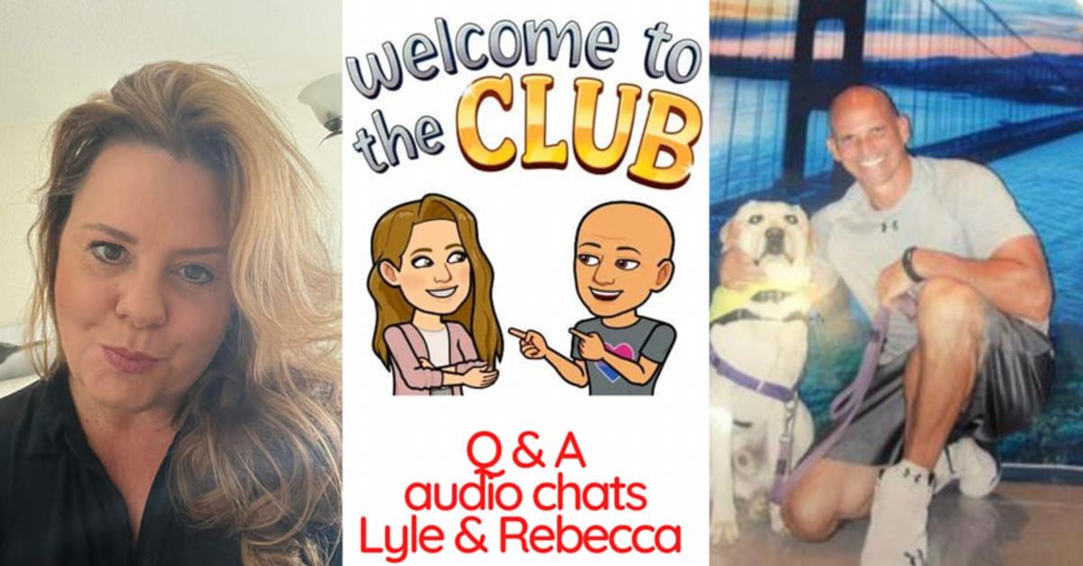 Rebecca Sneed and Lyle Menendez host Q&A's in a private subscription group