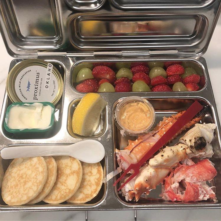 School Lunch Ideas with Planetbox - Pineapple and Coconut