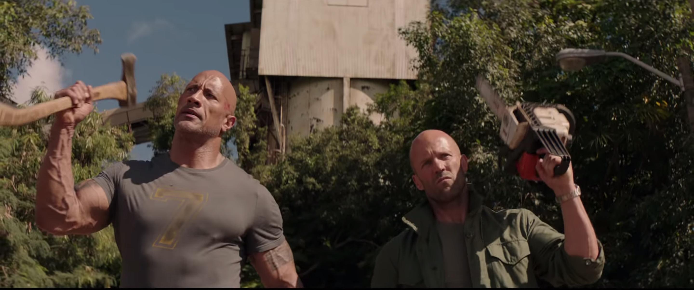 hobbs and shaw end credits scene the rock jason statham