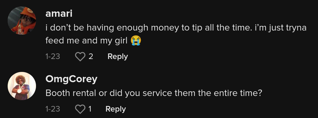 server  hours  dollar tip