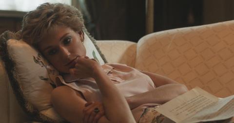 First look of Elizabeth Debecki as Princess Diana in Season 5 of 'The Crown.'