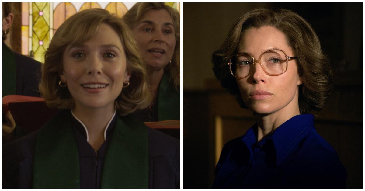 Elizabeth Olsen and Jessica Biel portray Candy Montgomery in two separate miniseries': 'Love & Death' and 'Candy.'