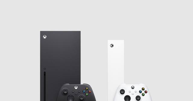 Photo of the Xbox Series X/S consoles on a white background.