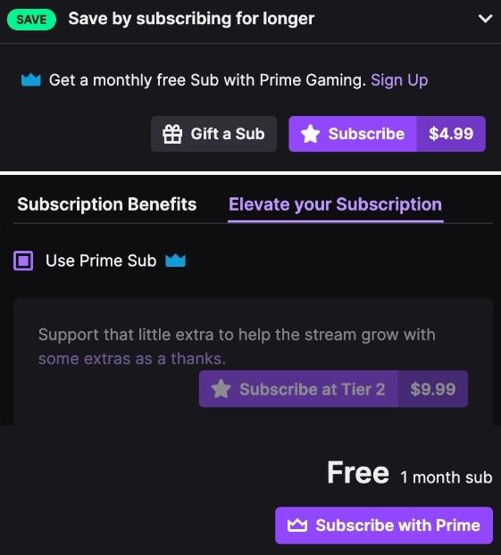 Why can't I subscribe for free with Twitch Prime?