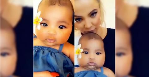 Khloe Kardashian and True