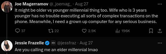 millennials big purchases computer