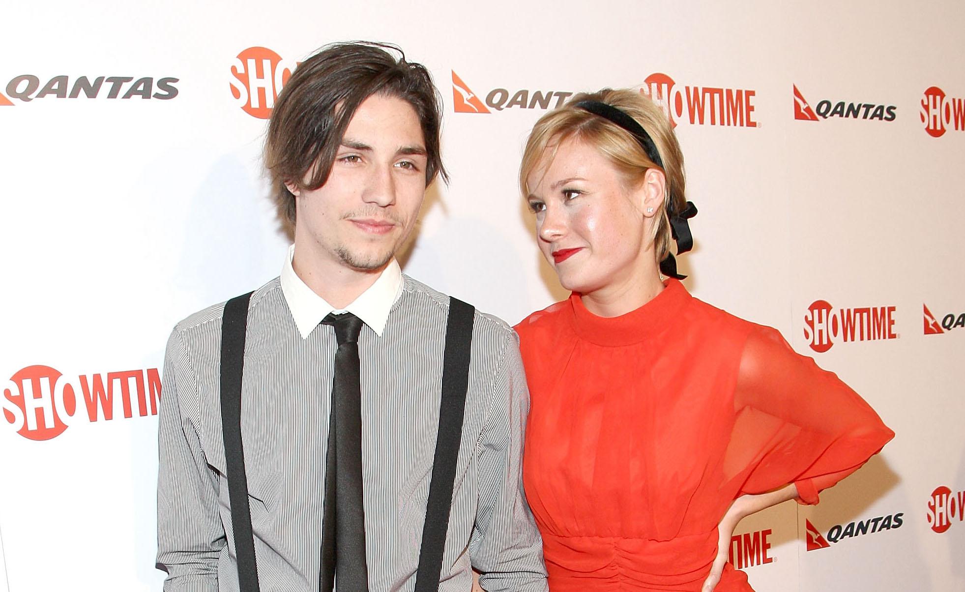 John Patrick Amedori and Brie Larson on the red carpet